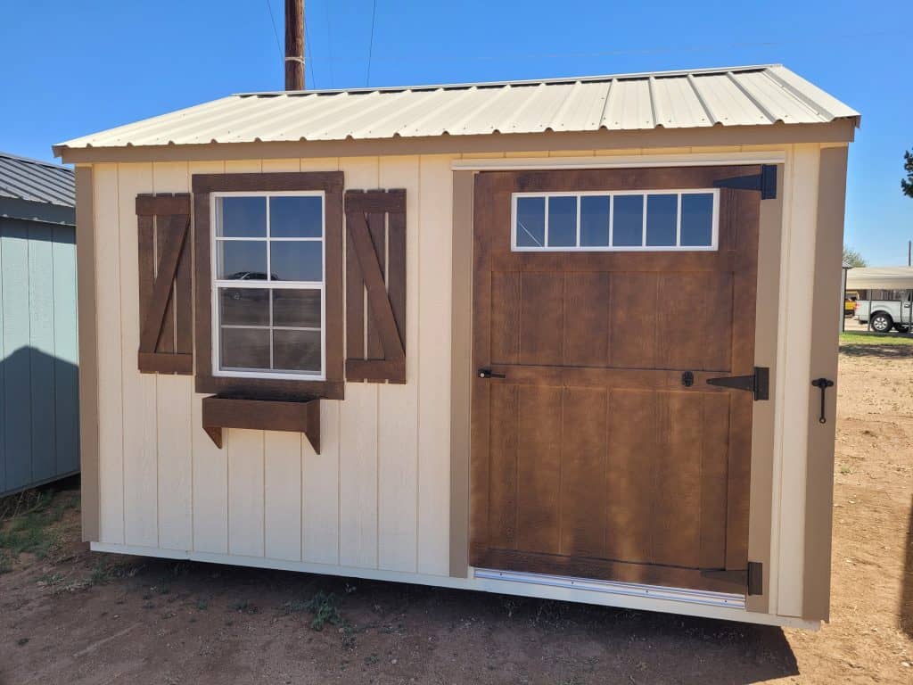 10×12 Utility Navajo White