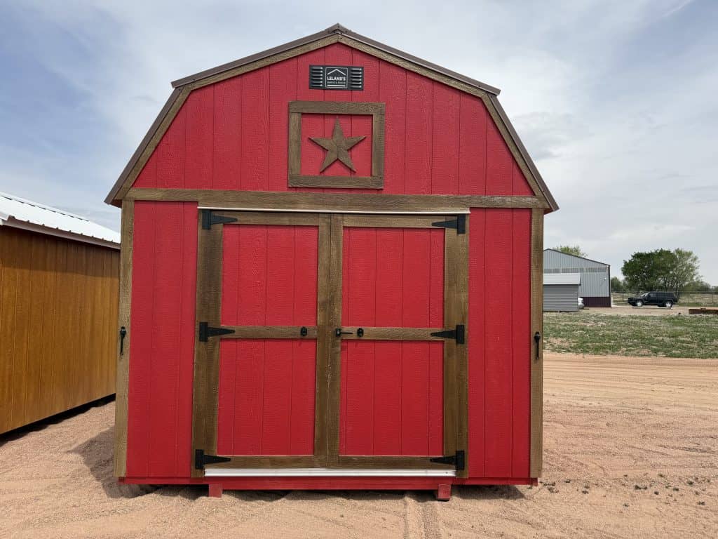 10×12 Lofted Barn Red Delicious
