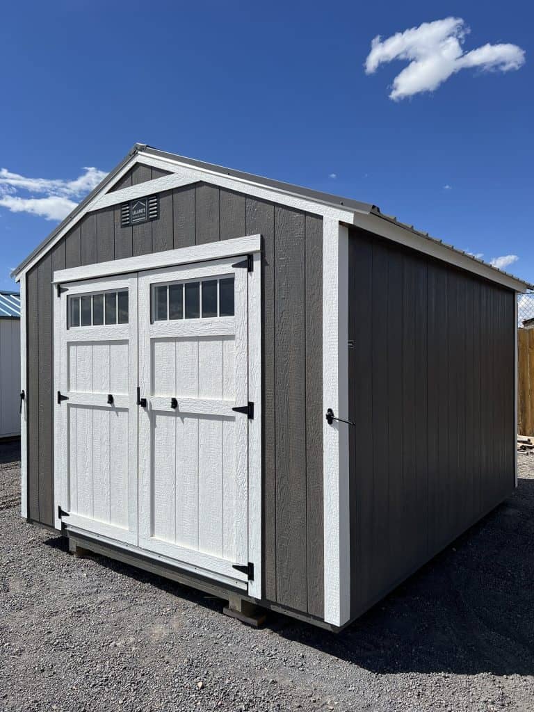 10×12 Utility Shed Driftwood Stain