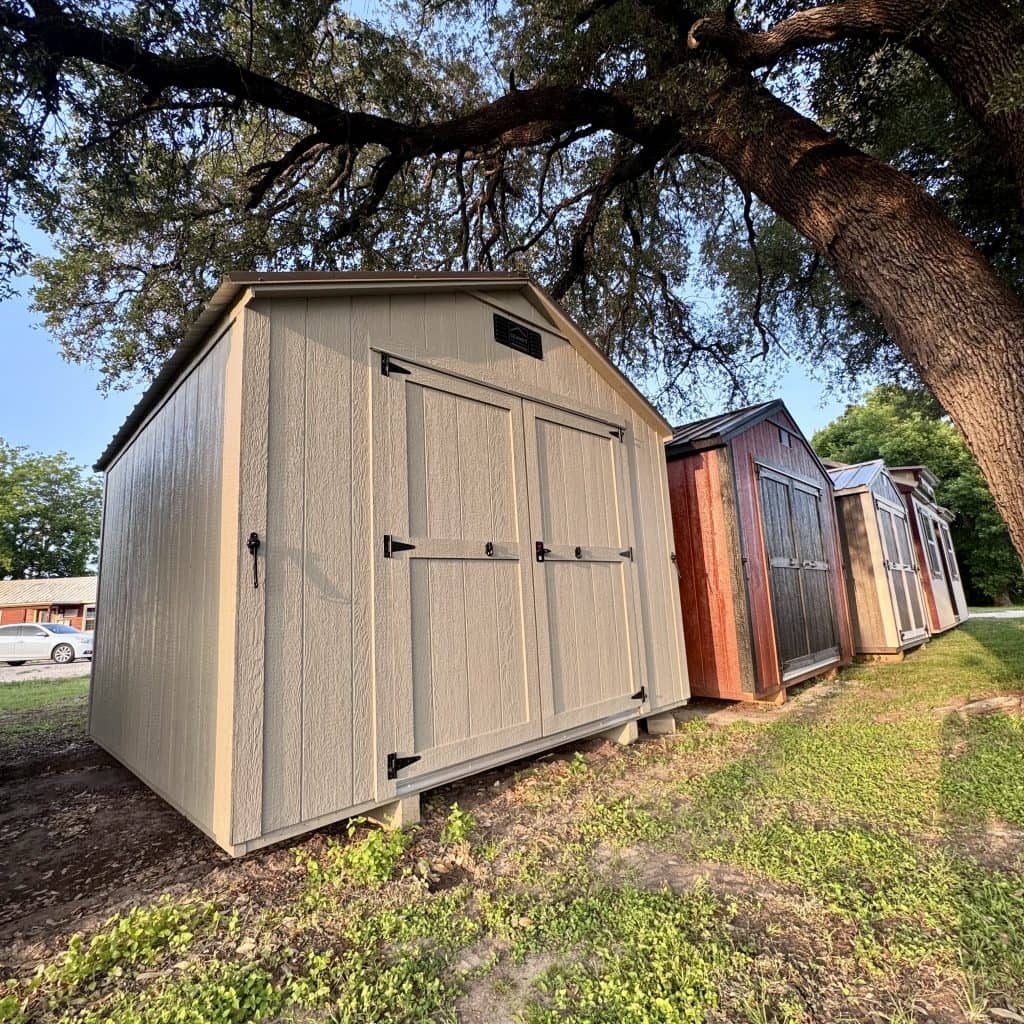 10×10 Essential Shed Clay