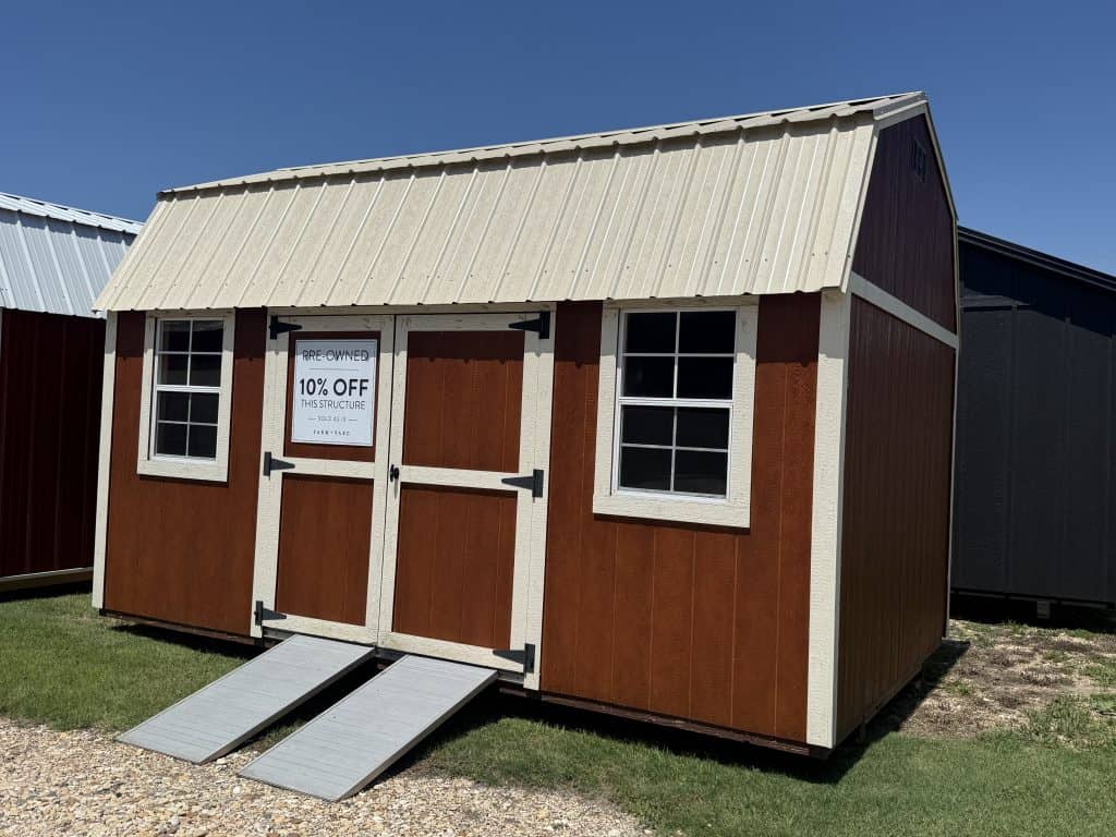 10×16 Lofted Barn Nature Walk Stain