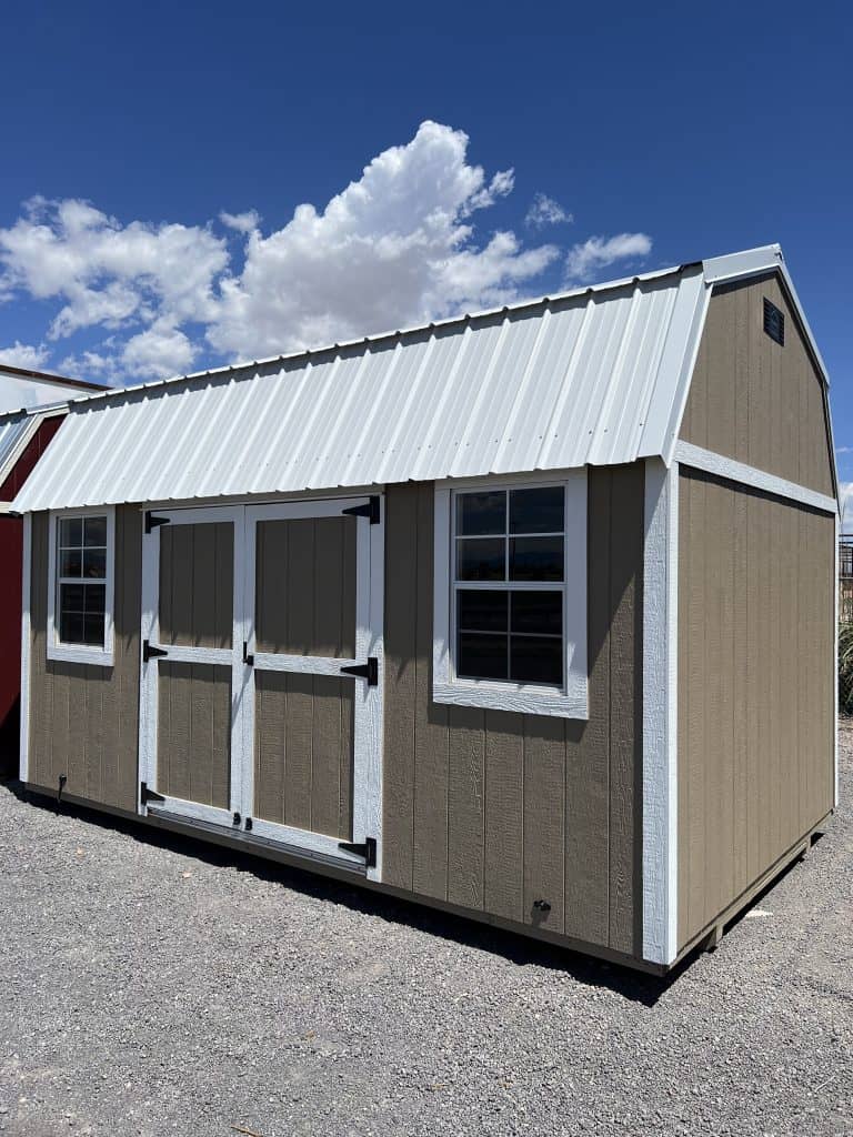 10×16 Lofted Barn Buckskin