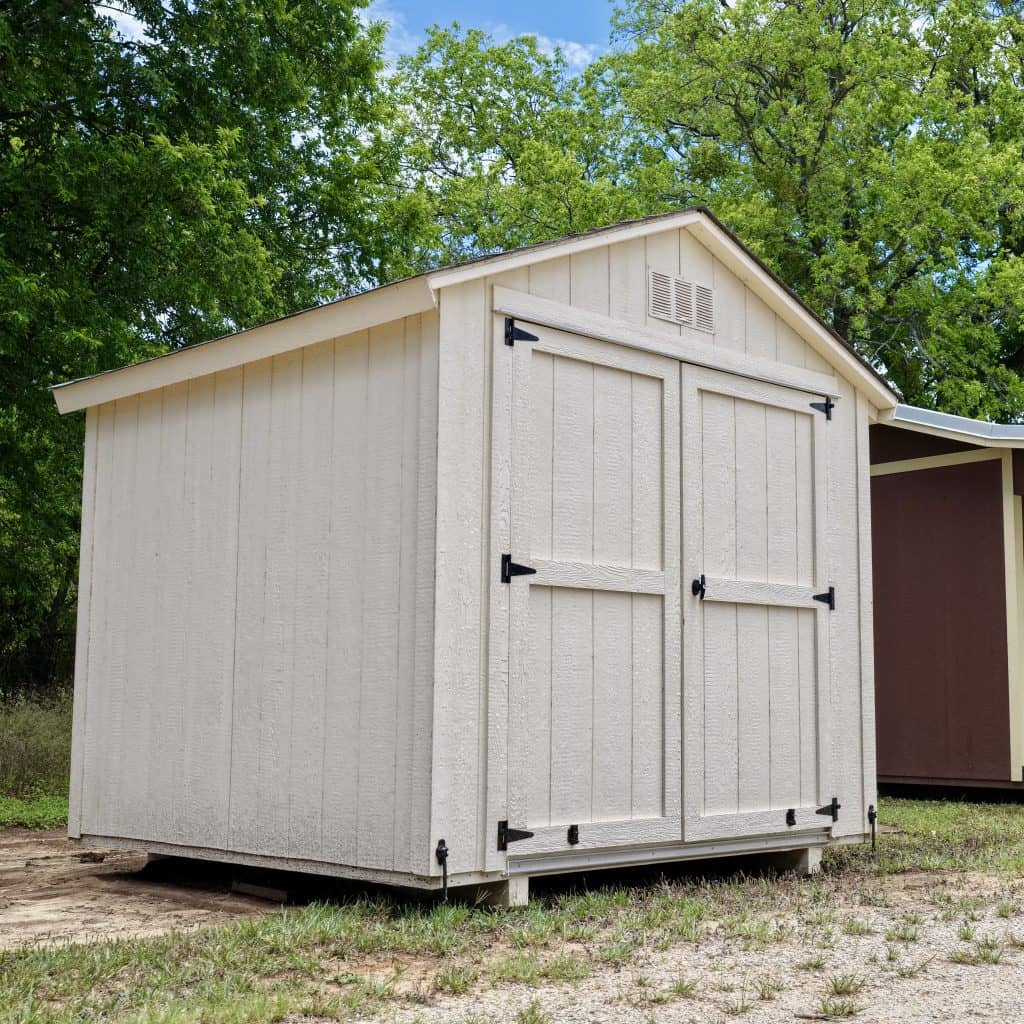 8×8 Essential Shed Navajo White