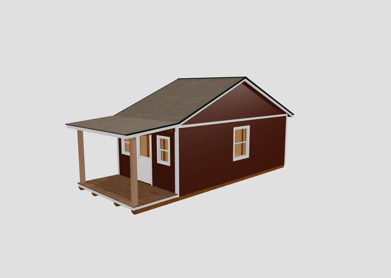 Cottage Shed - 12x28