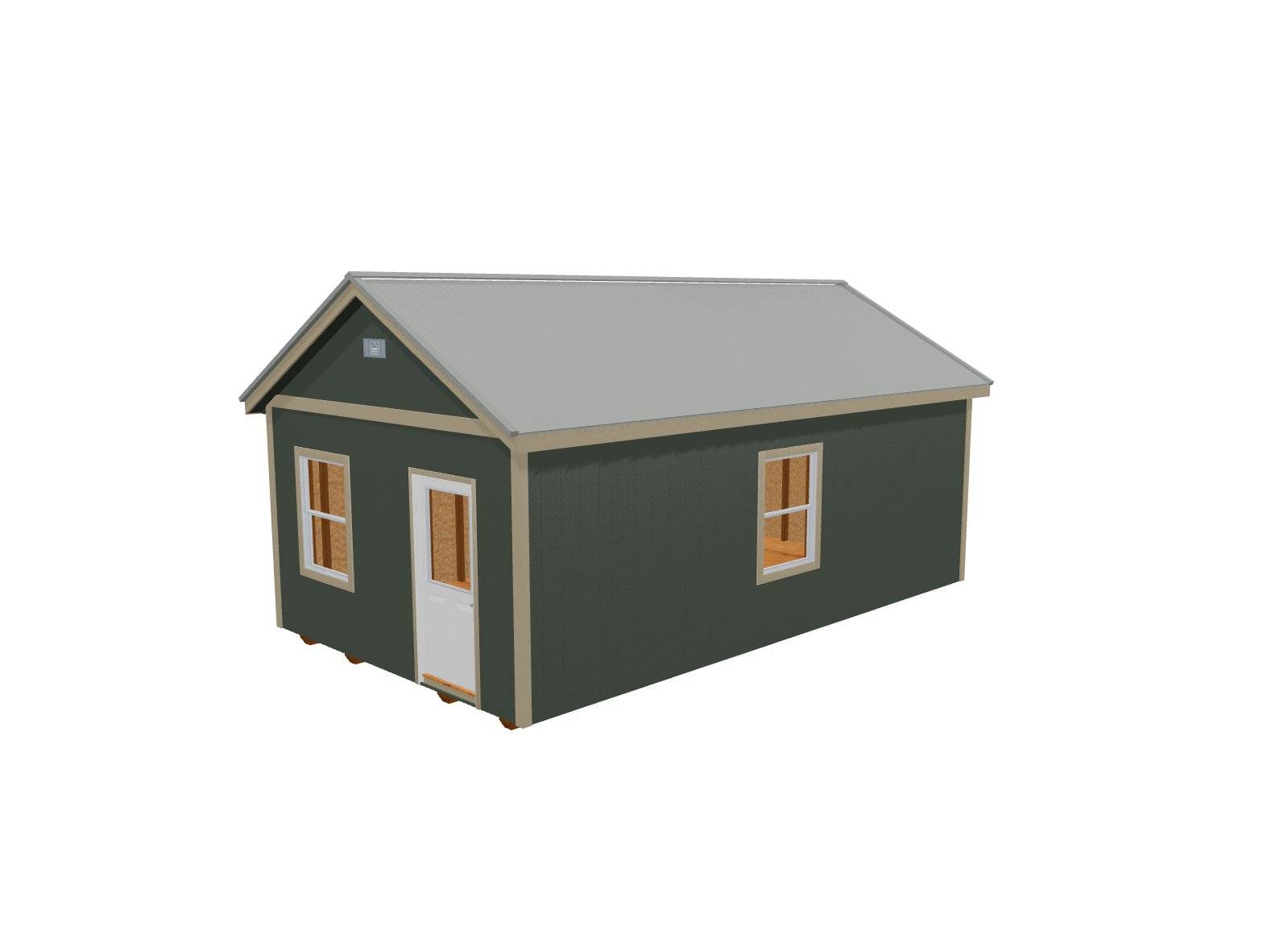 Chalet Sheds - 14x24