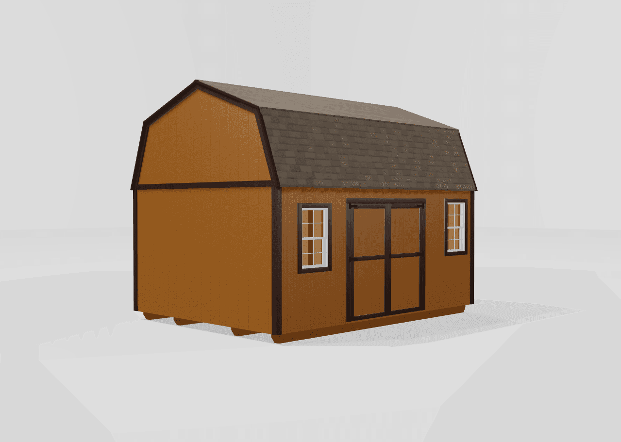 Lofted Barn - 12x16