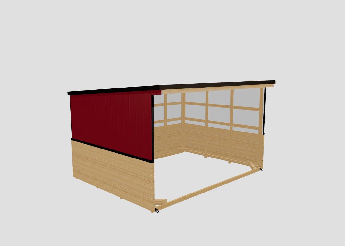 Loafing Shed - 12x16