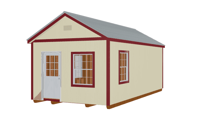 Chalet Sheds - 12x24