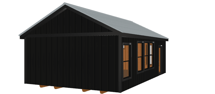 Chalet Sheds - 18x28