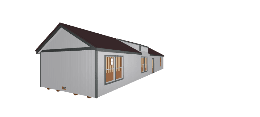 Chalet Sheds - 17x60
