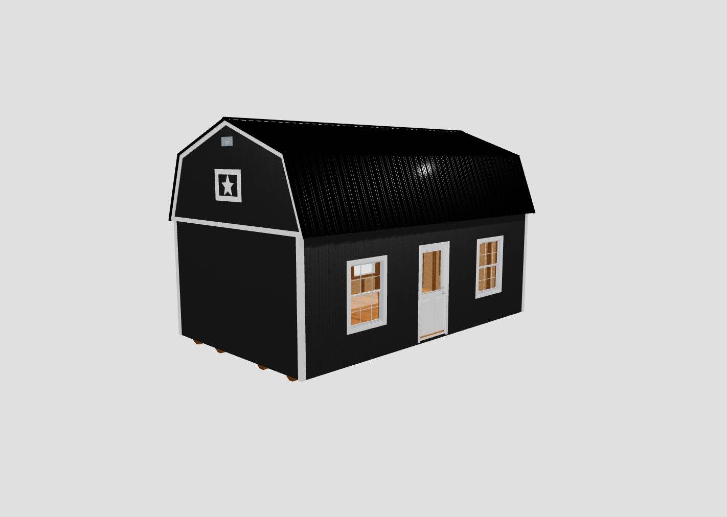 Lofted Barn - 14x24