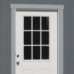 Fiberglass 9 Lite Door
