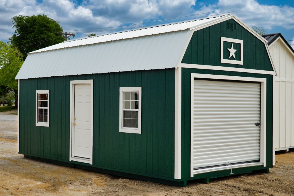 Lofted Barn Garden Storage