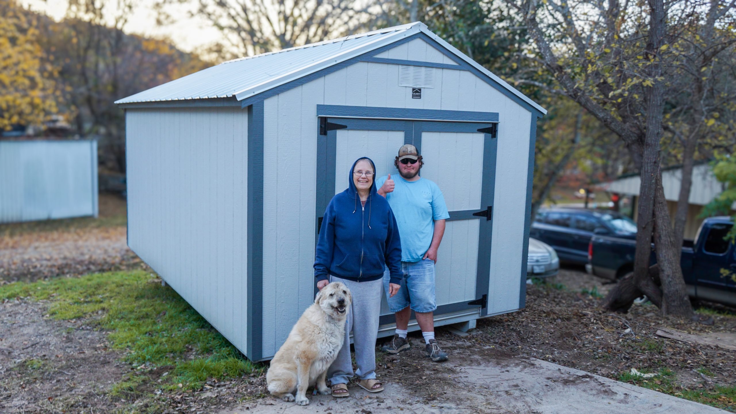 Brazos River Rescue with their new shed