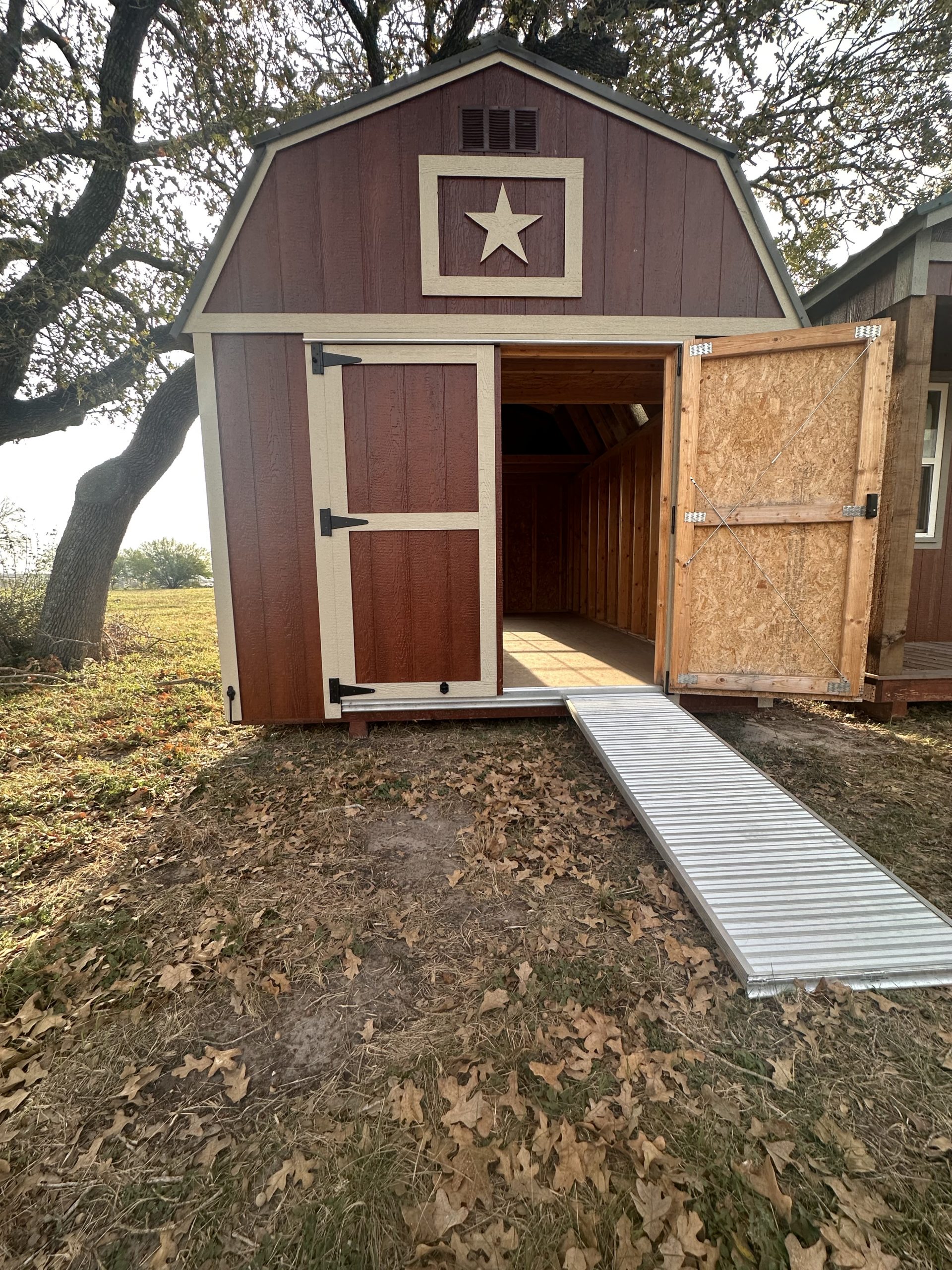 10×16 Lofted barn – Nature Walk Stain
