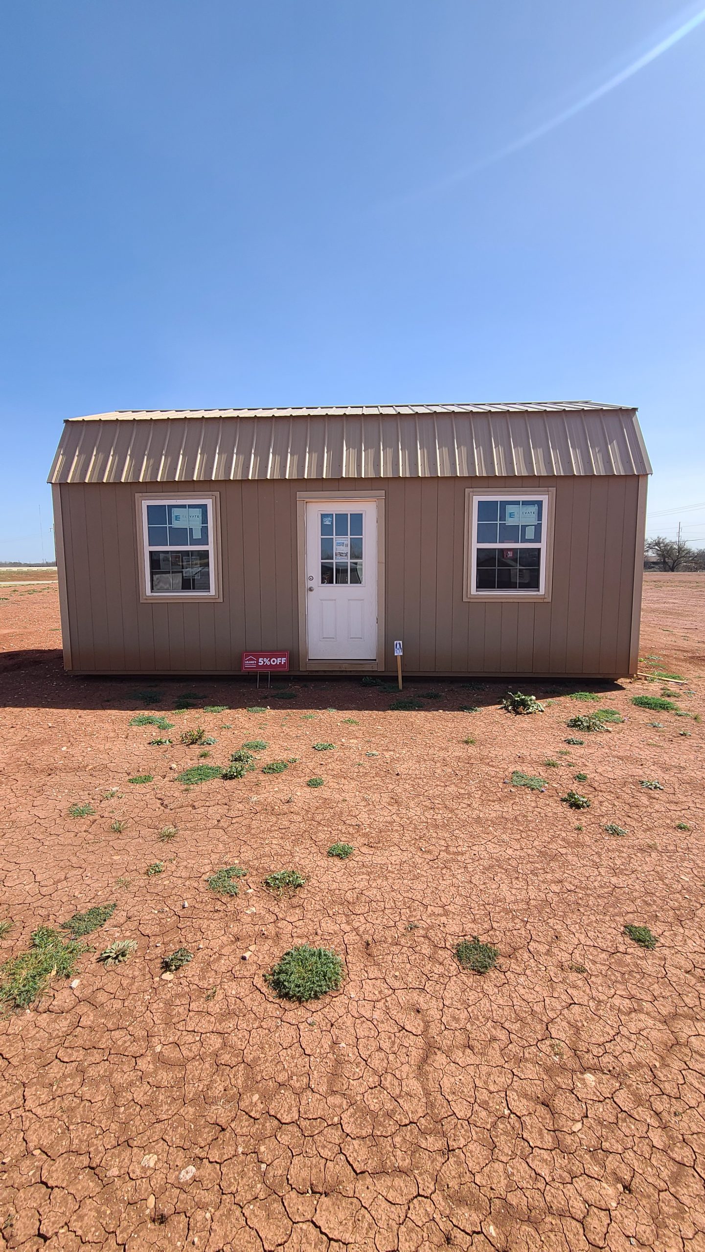 12×24 Lofted Barn Shed – Buckskin