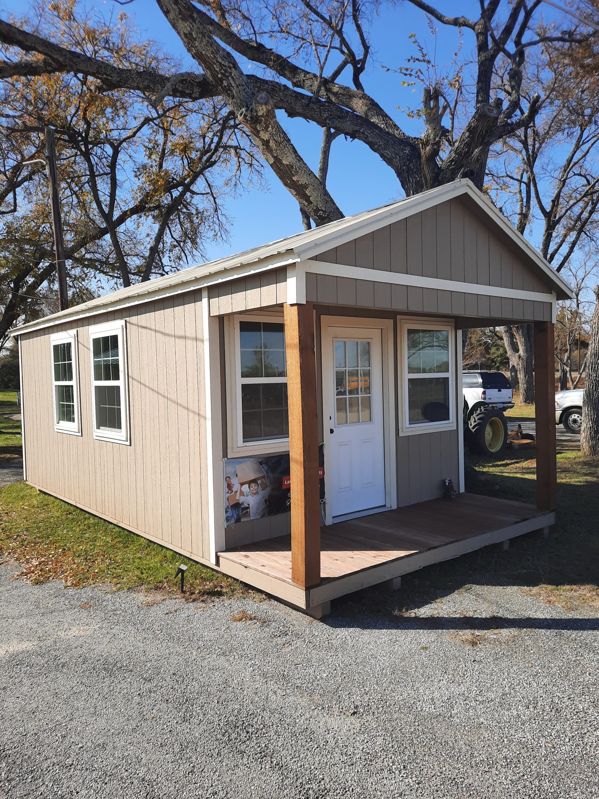 12×24 Diamond Cabinette Shed – Clay