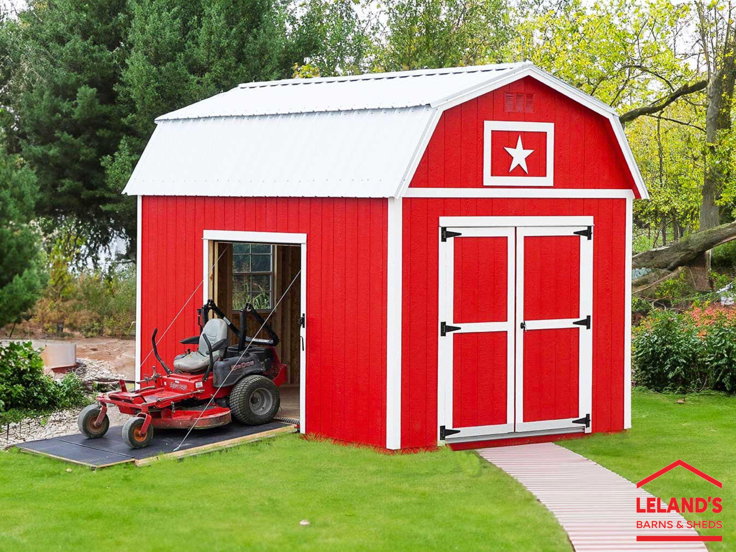 Lofted Barn Side Entry