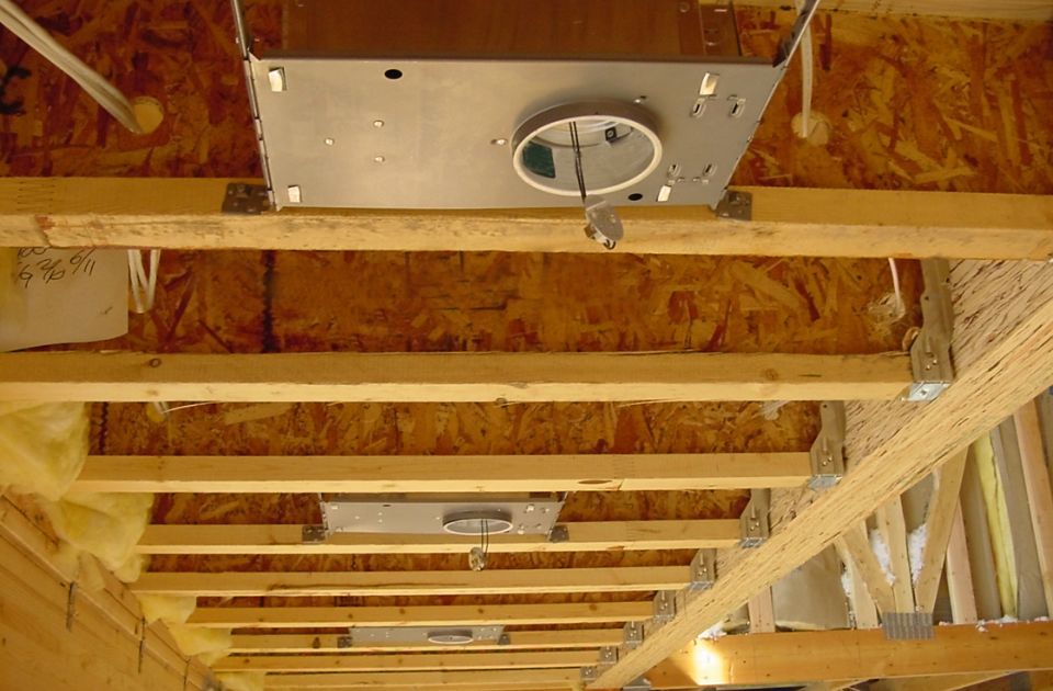 Floor Joist with electrical installed