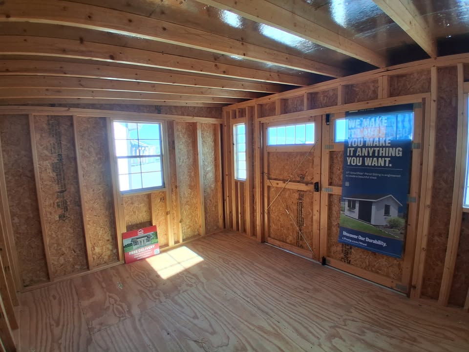 10x12 Studio Shed "Wanda" - Red Delicious - Image 5