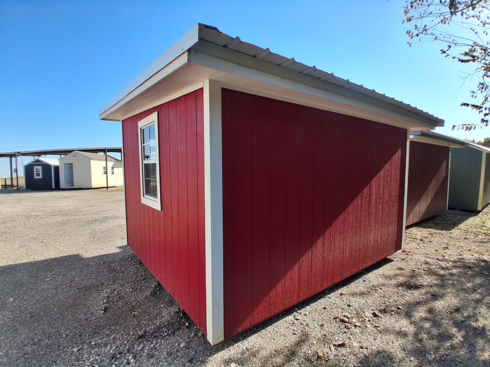 10x12 Studio Shed "Wanda" - Red Delicious - Image 4