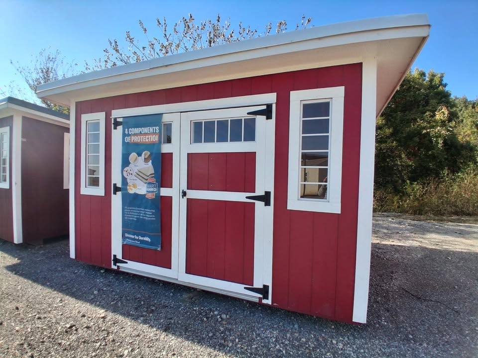 10x12 Studio Shed "Wanda" - Red Delicious - Image 2