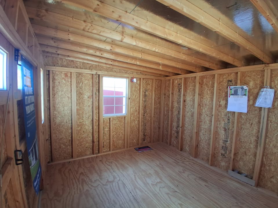 10x12 Studio Shed "Wanda" - Red Delicious - Image 6