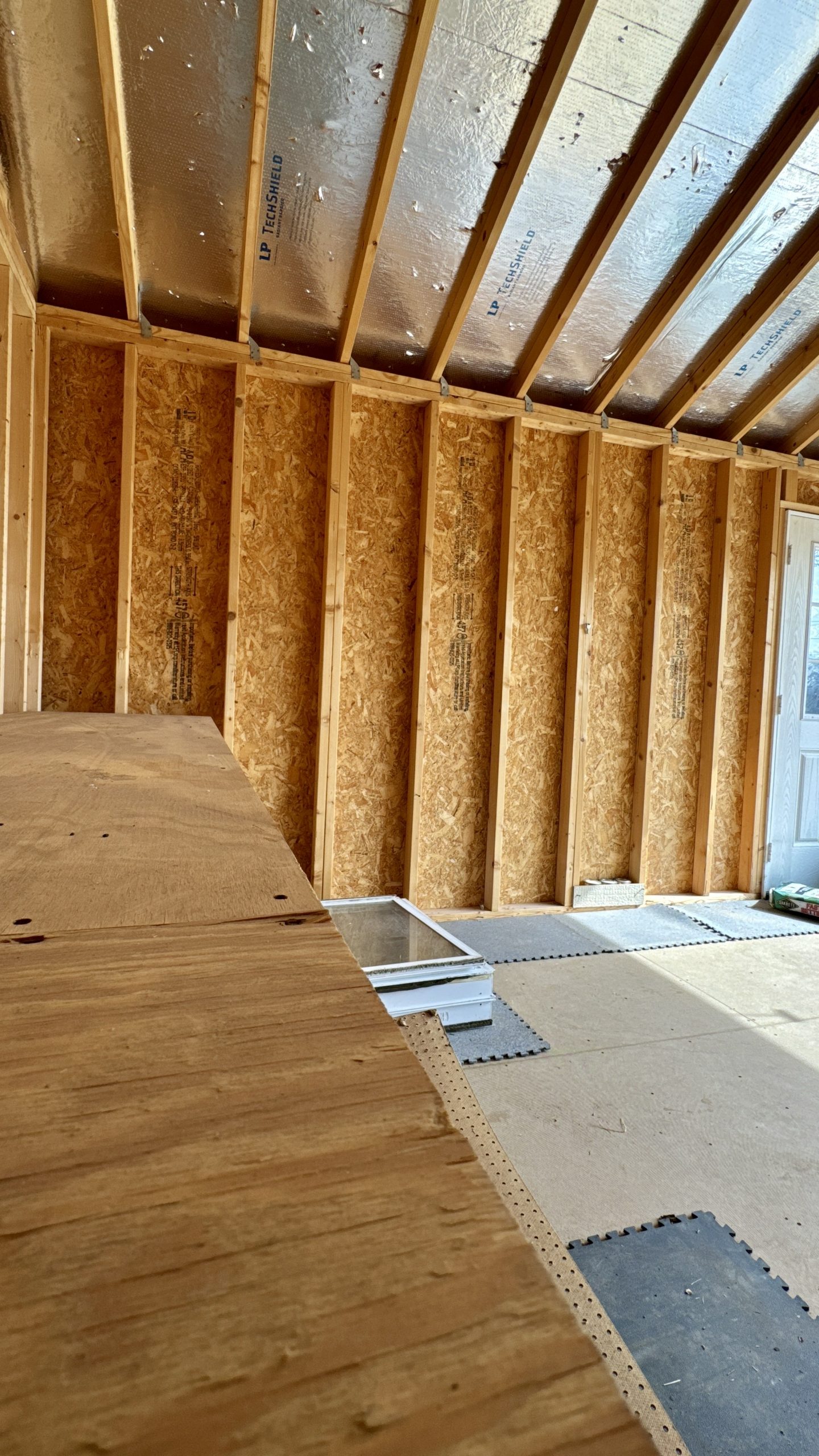 12x16 12x16 Garage Shed REPO - Dark Gray - Image 6