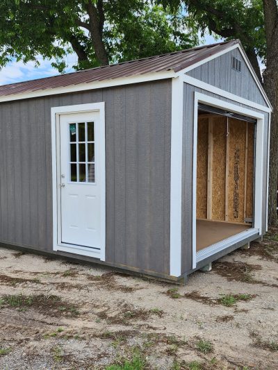 A 12x24 Garage Shed for sale.