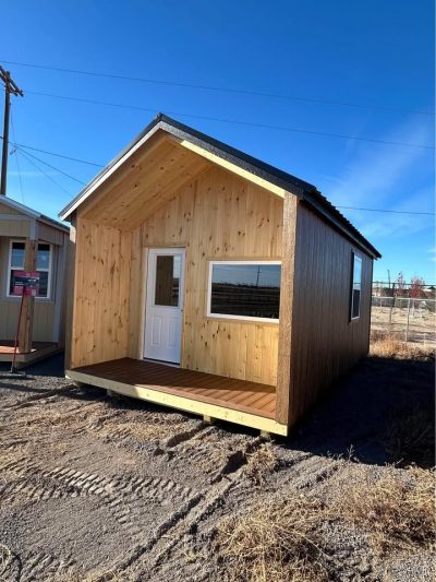 12x20 Retreat Shed - Chestnut Stain