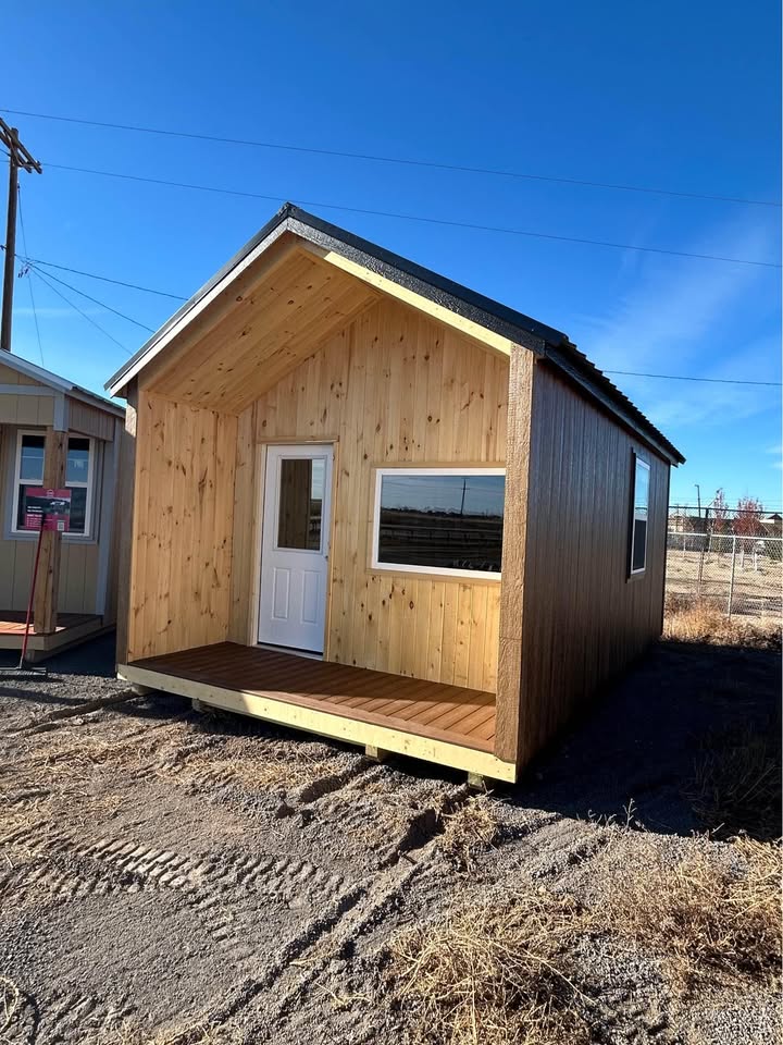 12x20 Retreat Shed - Chestnut Stain