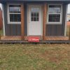 14x24 Cottage Shed - Driftwood Stain