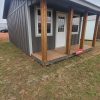 14x24 Cottage Shed - Driftwood Stain - Image 7