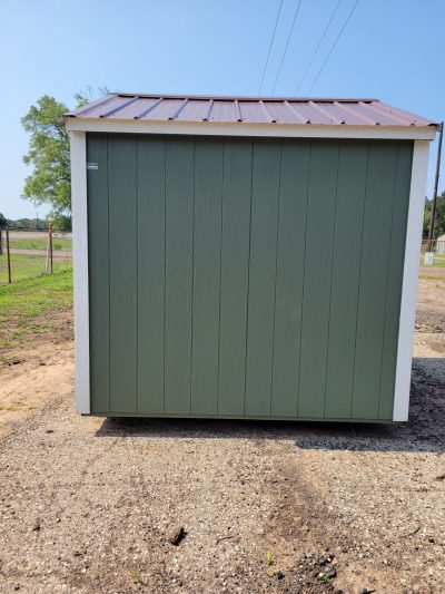 For sale: An 8x8 Utility Shed with a metal roof.