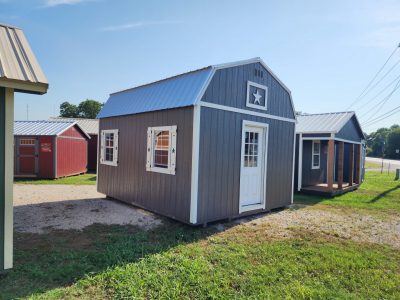A group of 14x16 Lofted Barns for sale near me, displaying a variety of 14x16 Lofted Barns available at the shed store near me.