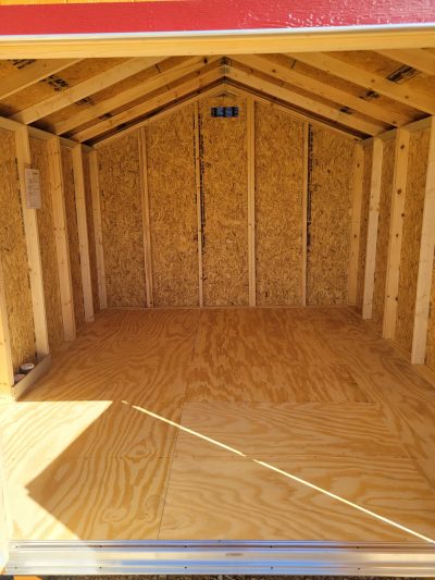 For sale: Enclosed trailer with wood flooring. Ideal for 10x12 Basic Sheds on sale near me.