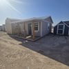 16x28 Cottage Shed - Light Gray