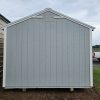 10x16 Utility Shed - Light Gray - Image 7