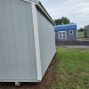 10x16 Utility Shed - Light Gray - Image 6