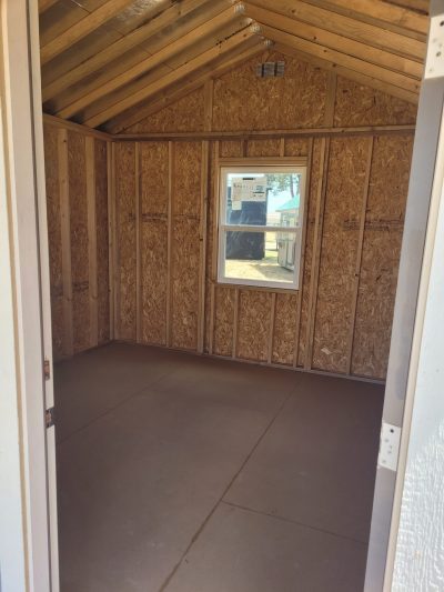 12x16 Cabinette Shed - Light Gray - Image 4