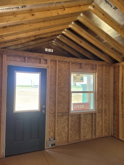 12x16 Cabinette Shed - Light Gray - Image 5