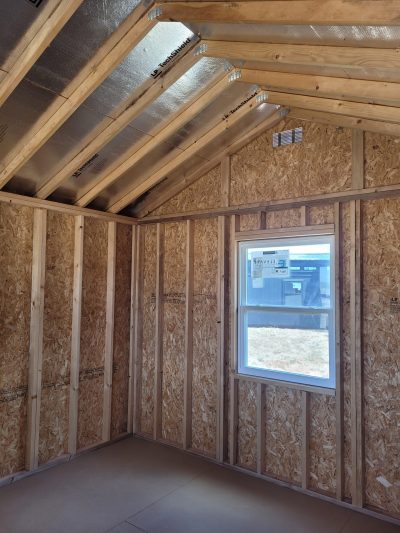 12x16 Cabinette Shed - Light Gray - Image 6