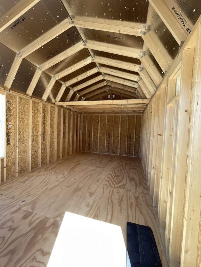 A 12x20 Lofted Barn Shed for sale.