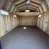 12x16 Lofted Barn Shed - Navy Blue - Image 4