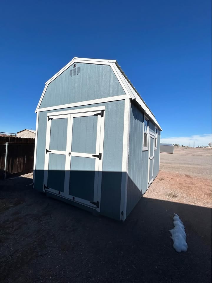 10x18 Lofted Barn - Belmont Blue - Image 4