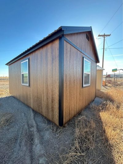 12x20 Retreat Shed - Chestnut Stain - Image 3