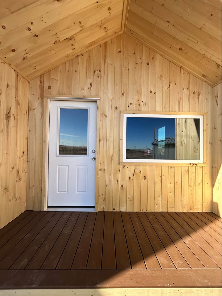12x20 Retreat Shed - Chestnut Stain - Image 4