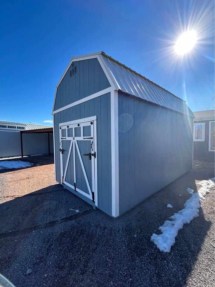 10x18 Lofted Barn - Belmont Blue - Image 3