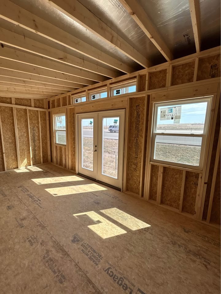 10x20 Studio Shed - Chestnut Stain - Image 5