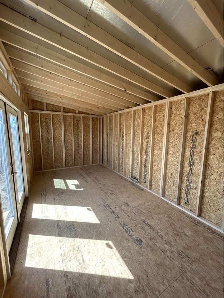 10x20 Studio Shed - Chestnut Stain - Image 4